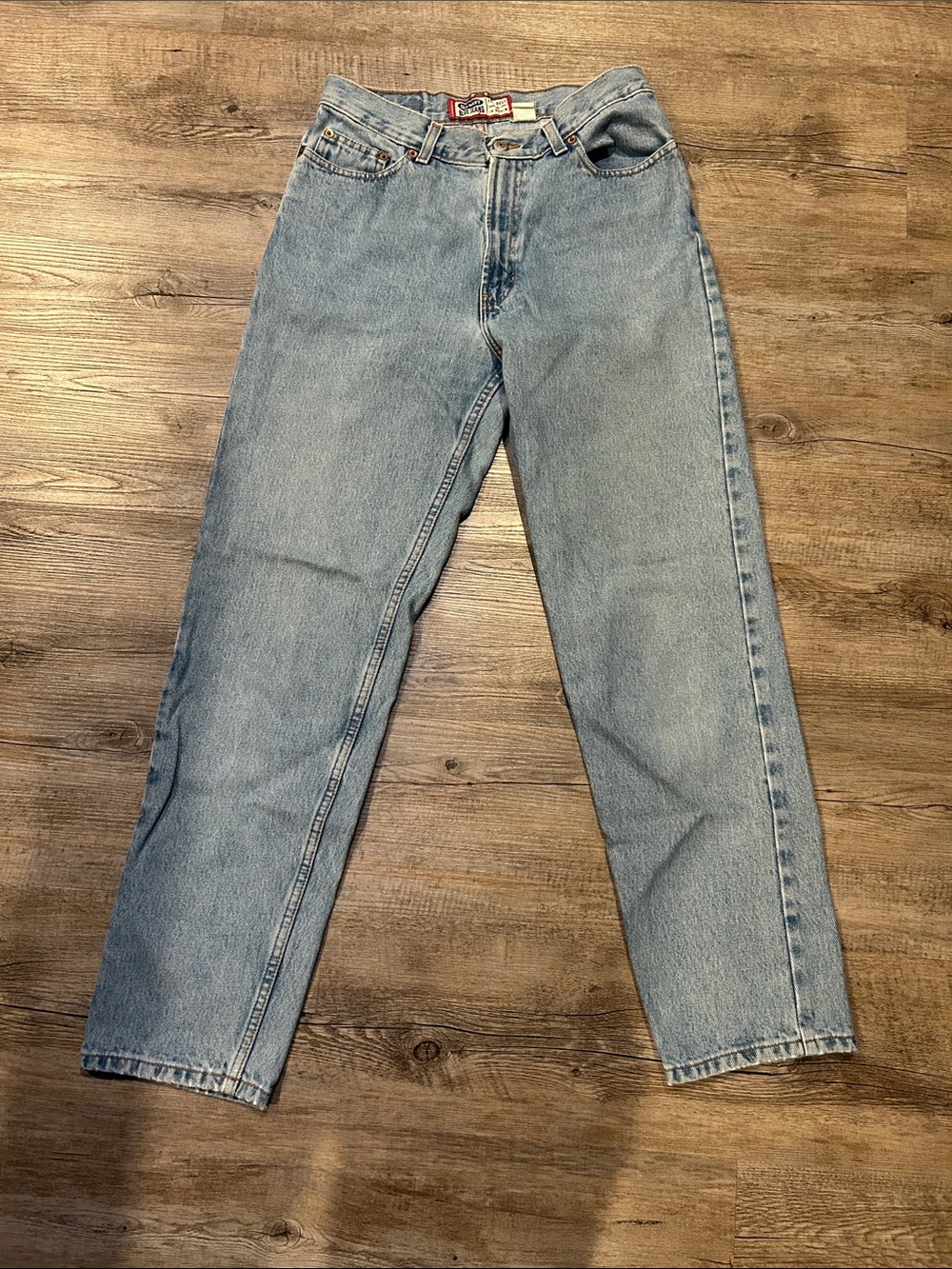 Vintage Y2k Old Navy Jeans cotton mom style slight taper light wash jeans 8 REG